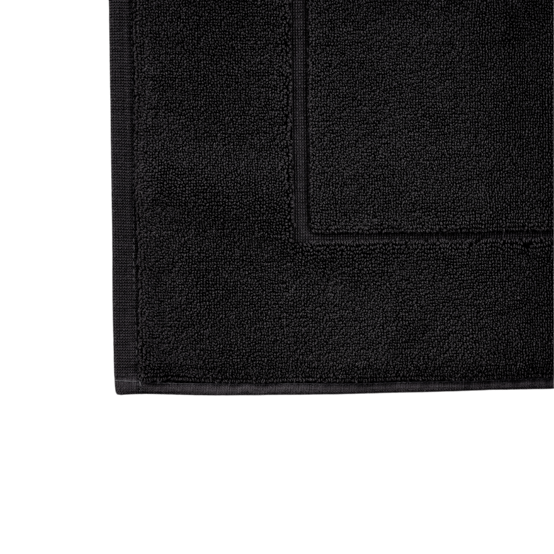 Zoco Home Decor/Textile Cotton Bathmat | Black 50x85cm