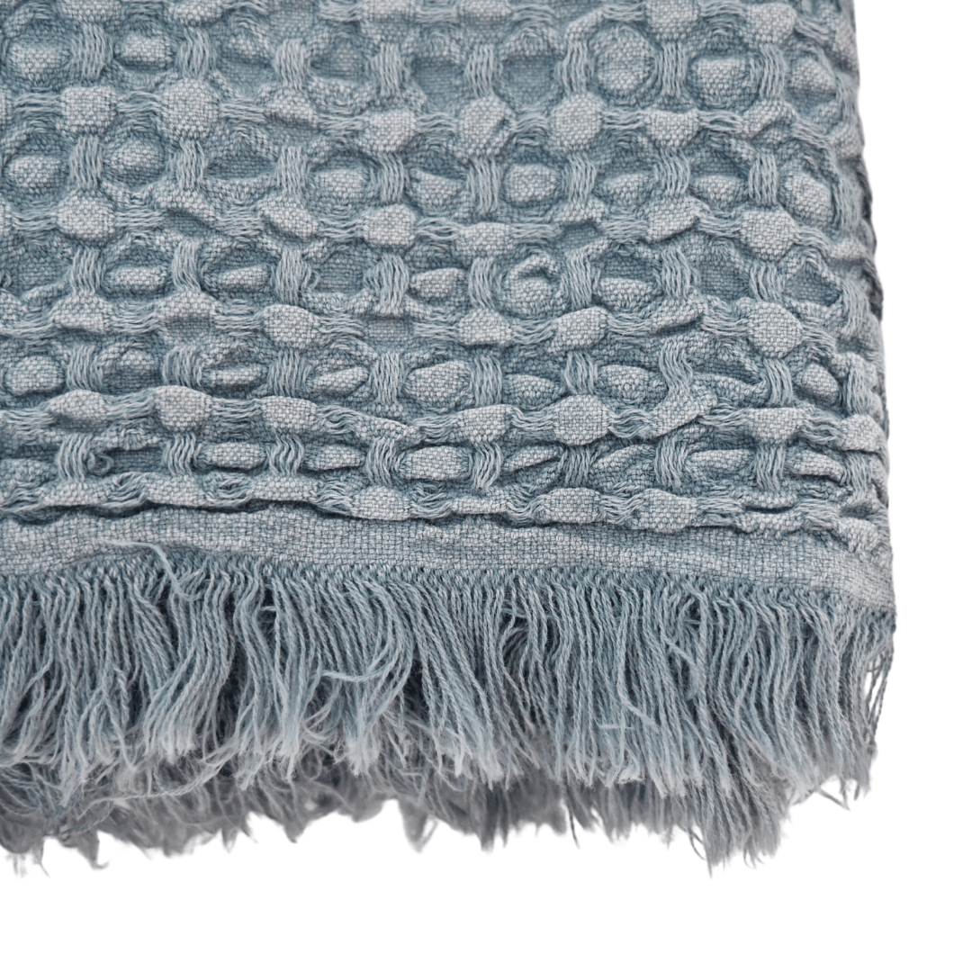 Zoco Home Fouta Waffle | Blue 80x180cm