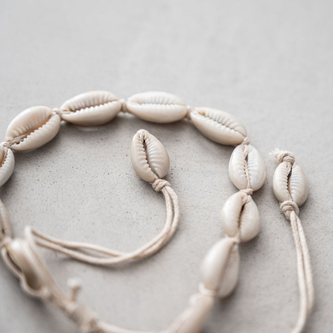 Zoco Home Decor/Accessories Seashell Anklet | White
