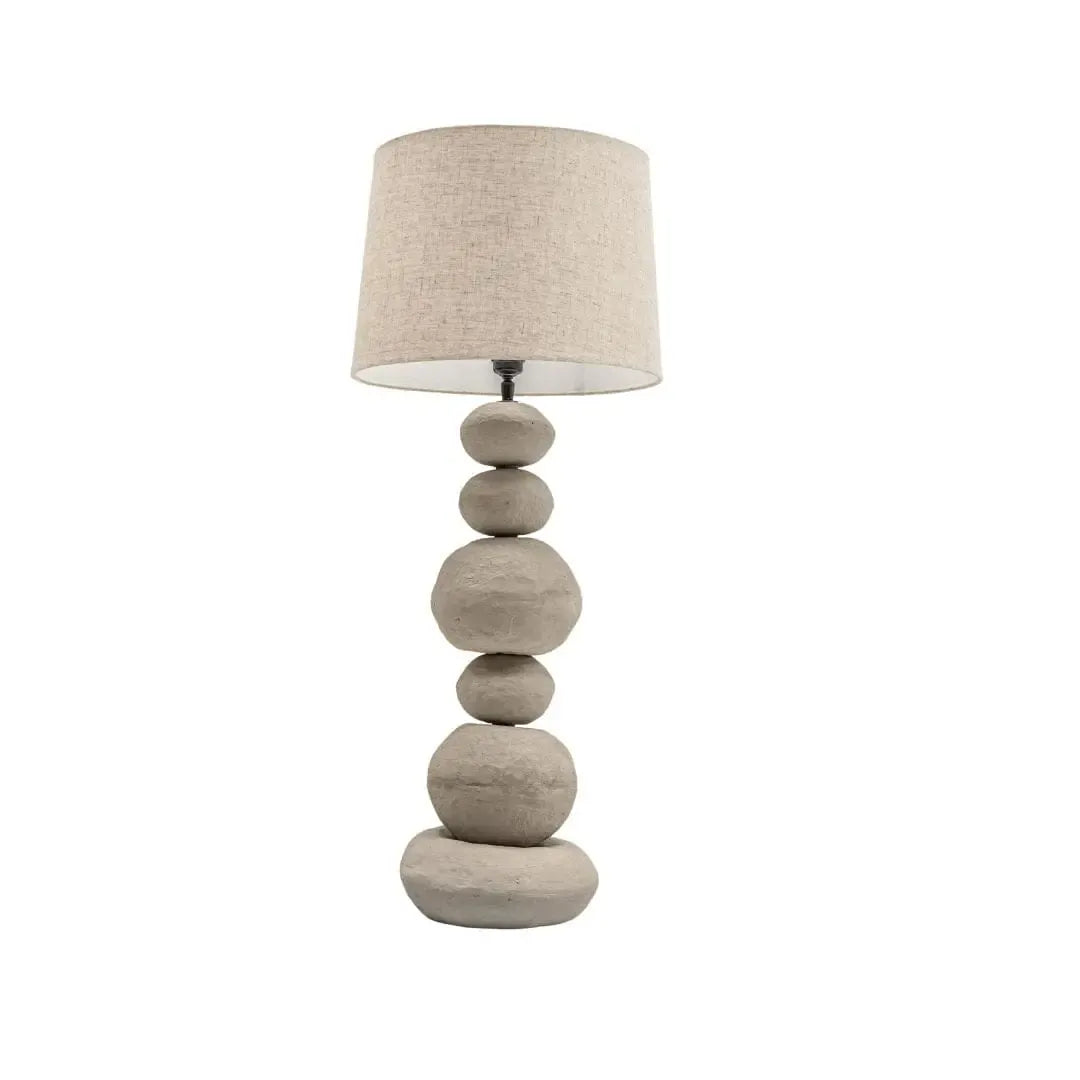 Zoco Home Decor/Lighting/Table lighting Tahlia Table Lamp Pebble Stack | Sand