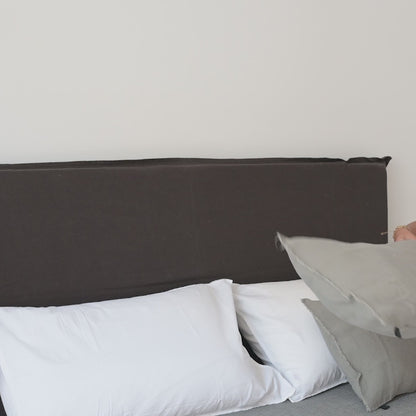 Cabecero de lino | Negro