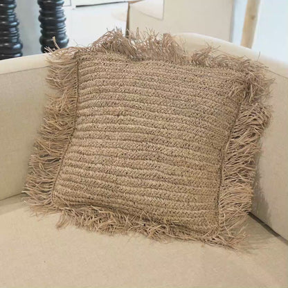 Raffia Cushion Cover | Fringe | 45x45cm