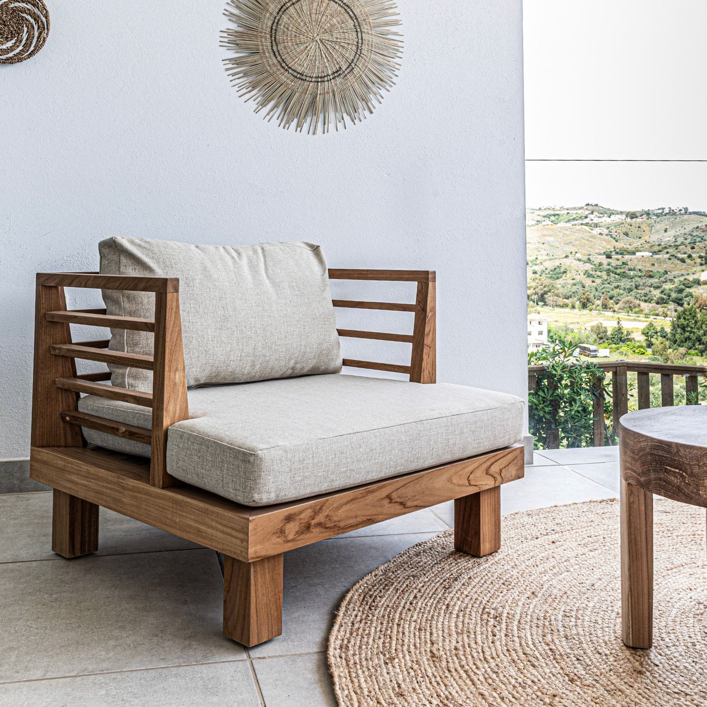 Zoco Home Outdoor/Sofa Amaya Solo Sofa | Sand