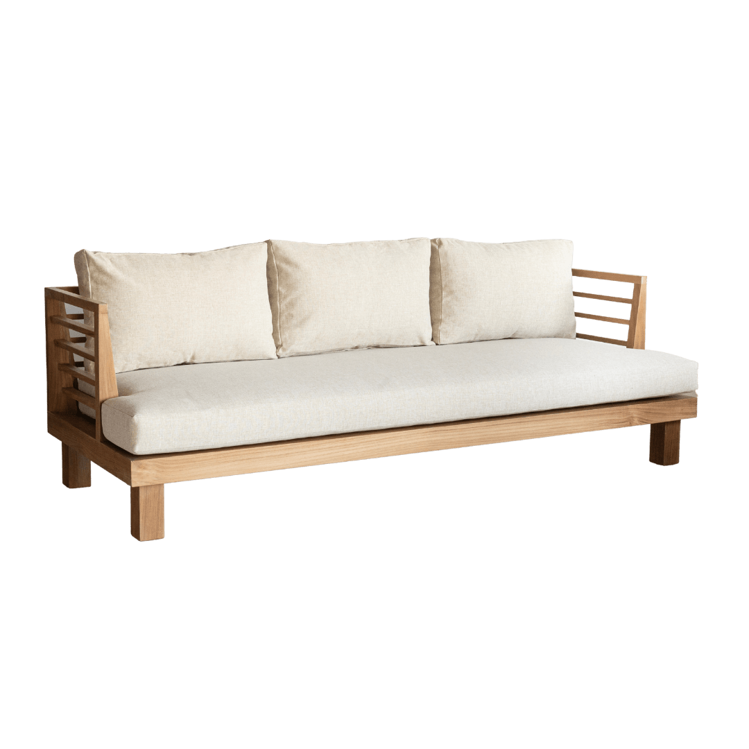 Zoco Home Outdoor Sofas Amaya Three Seater Sofa | Sand