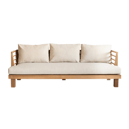 Zoco Home Outdoor Sofas Amaya Three Seater Sofa | Sand