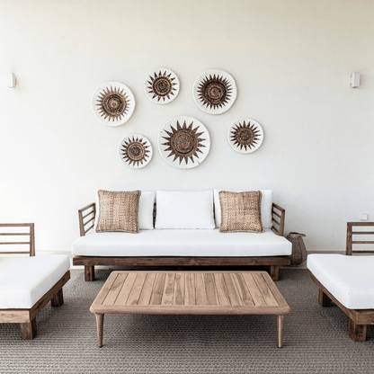 Zoco Home Outdoor Sofas Amaya Three Seater Sofa | White