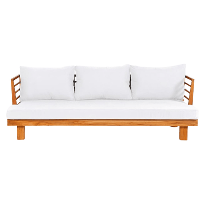 Zoco Home Amaya Triple Sofa | White