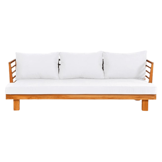 Zoco Home Amaya Triple Sofa | White
