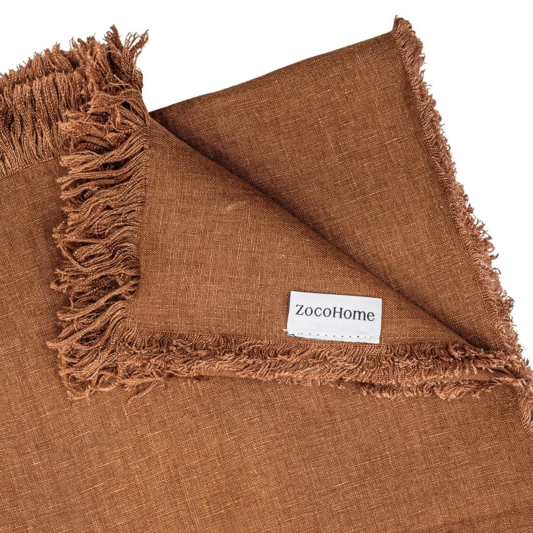 Zoco Home Decor/Textile/Throws Amira Throw Brown Sugar