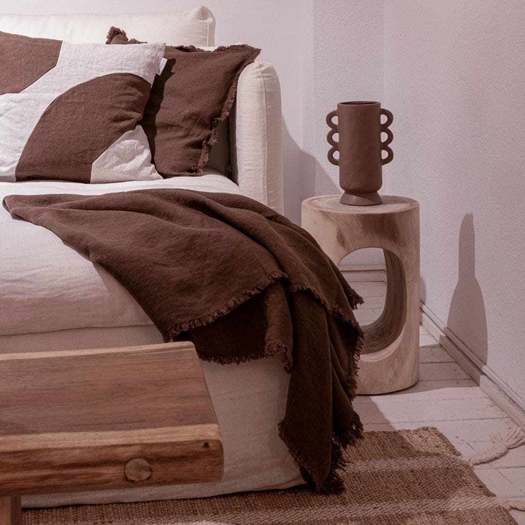 Zoco Home Decor/Textile/Throws Amira Throw Mocha | 140x180cm