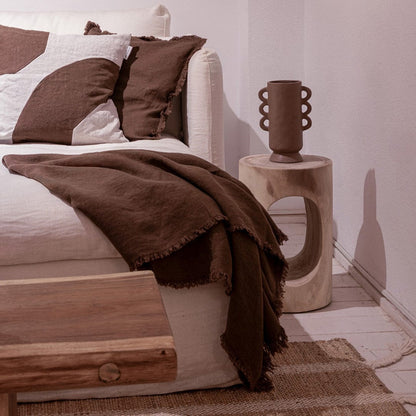 Zoco Home Decor/Textile/Throws Amira Throw Mocha