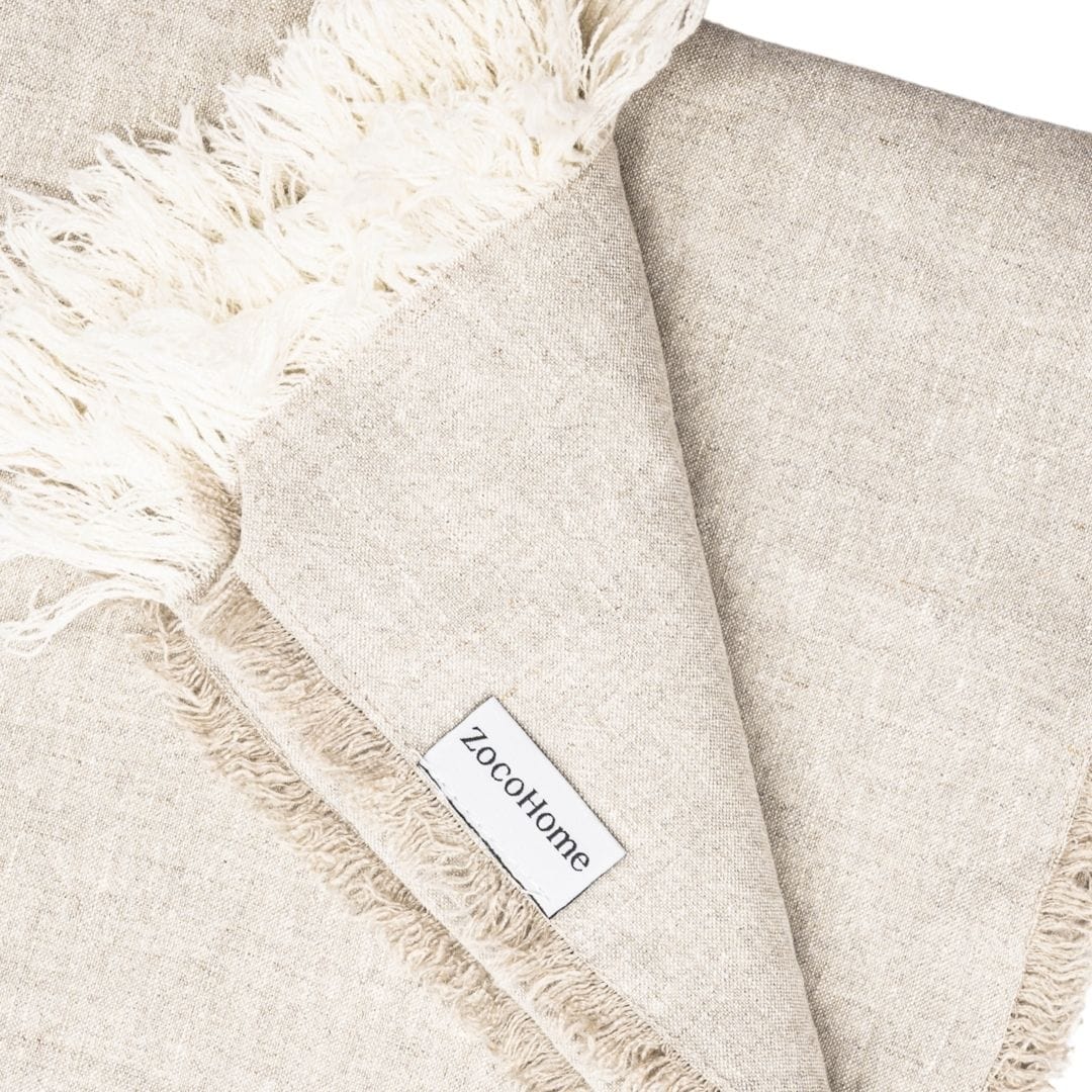 Zoco Home Decor/Textile/Throws Amira Throw Natural | 140x180cm