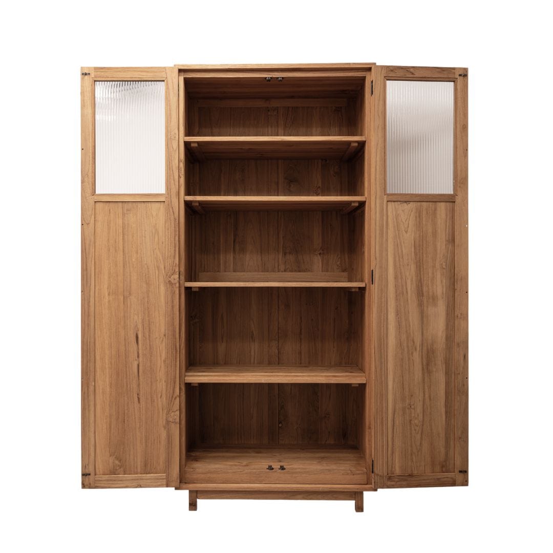 Zoco Home Arye Teak Cabinet | 90x45x200cm