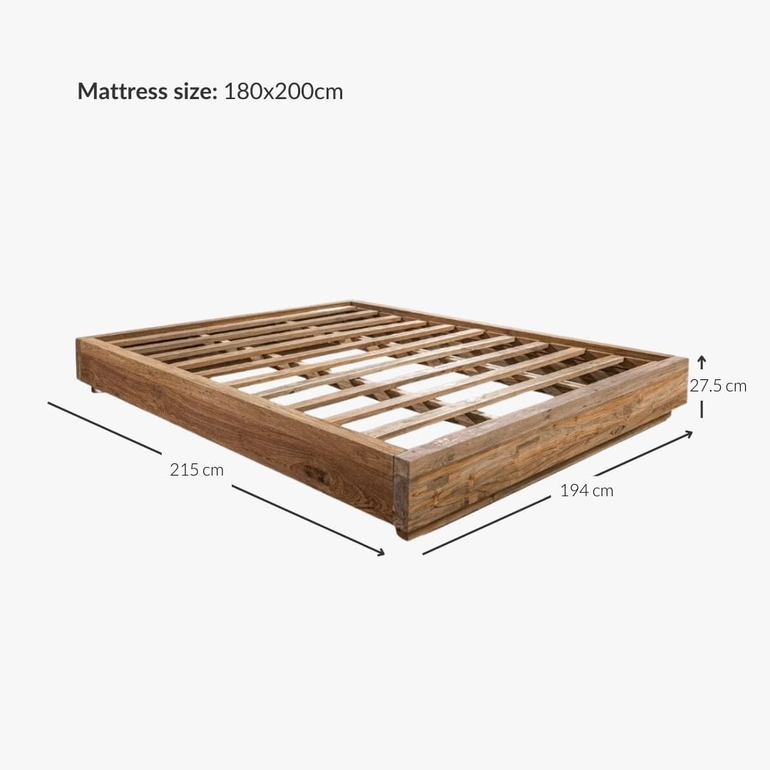 Zoco Home Furniture/Bed Baik Bedframe | 184x204cm