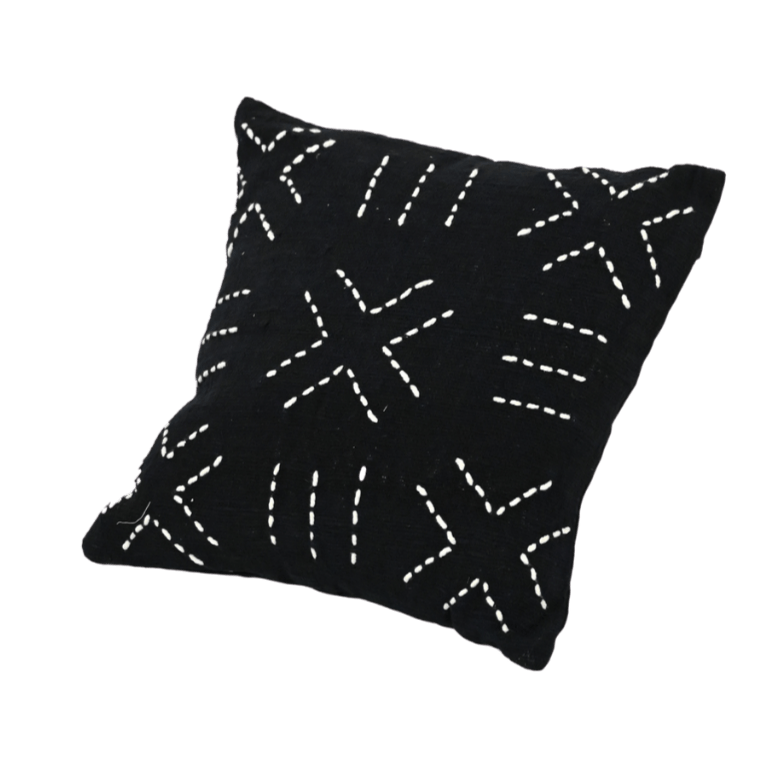 Zoco Home Textiles Bali Cushion Cover | Black 45cm