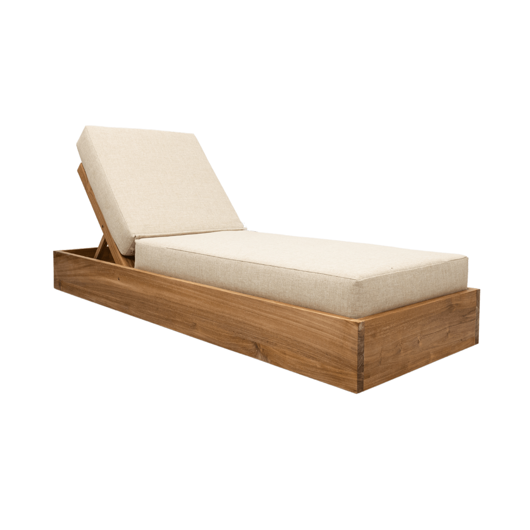 Zoco Home Outdoor/Sunbed Bali Sunbed | Sand 200x70x35cm