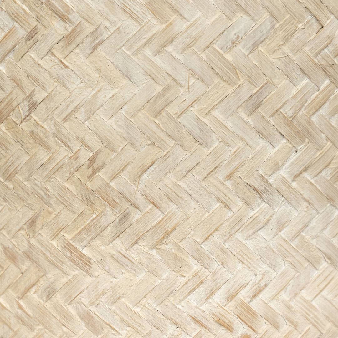 Zoco Home Decor/Accessories Bamboo Basket | Whitewashed 30x60cm