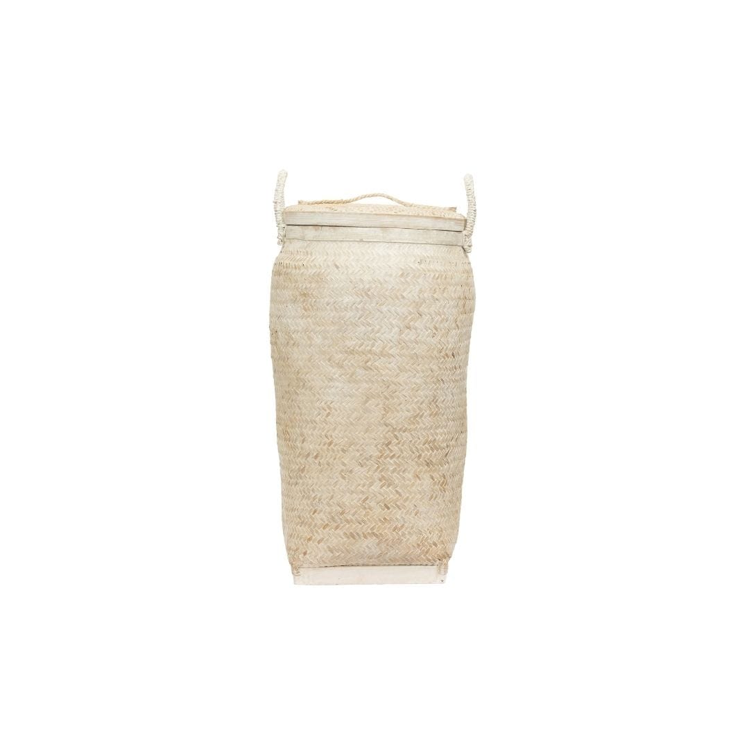 Zoco Home Decor/Accessories Bamboo Basket | Whitewashed 40x75cm