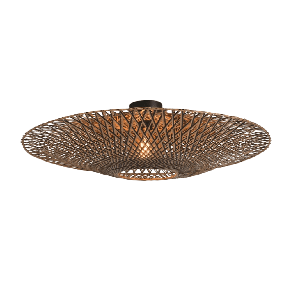 Zoco Home Decor/Lighting Bamboo Ceiling Lamp | Natural/Black