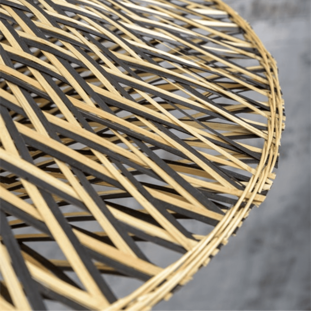 Zoco Home Furnitures Bamboo ceiling lamp | Natural/Black