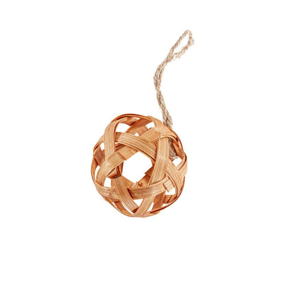 Zoco Home Decor/Christmas Bamboo Christmas Ball | Oatmeal