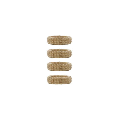 Zoco Home Decor/Kitchen Bamboo Napkin Ring | Set of 4