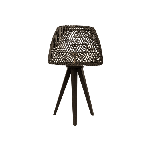 Zoco Home Furnitures Bangka Table Lamp | Black 29x42cm