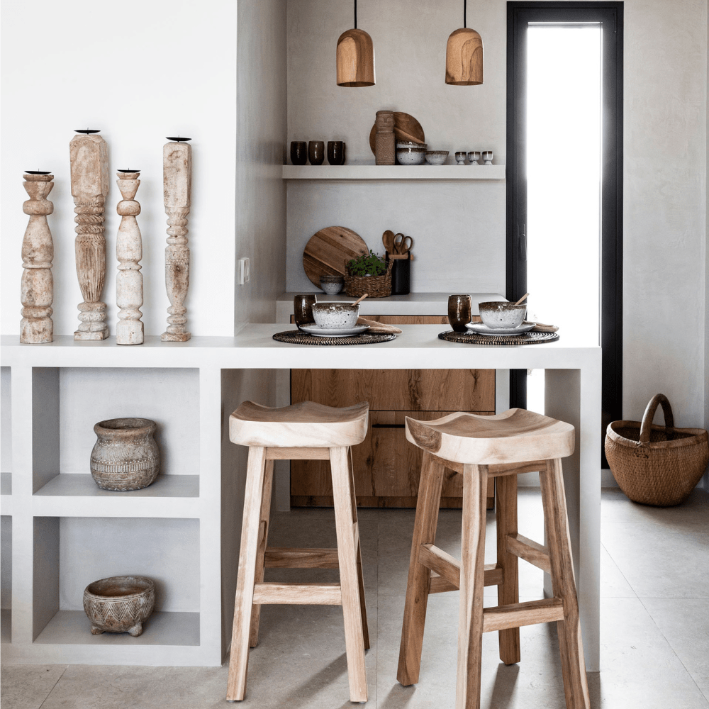 Zoco Home Banjar Bar Stool | 40x40x75cm