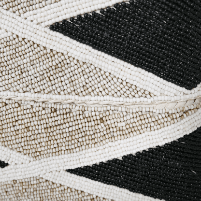 Zoco Home Decor/Accessories Beaded Basket | Sand/Black 30cm