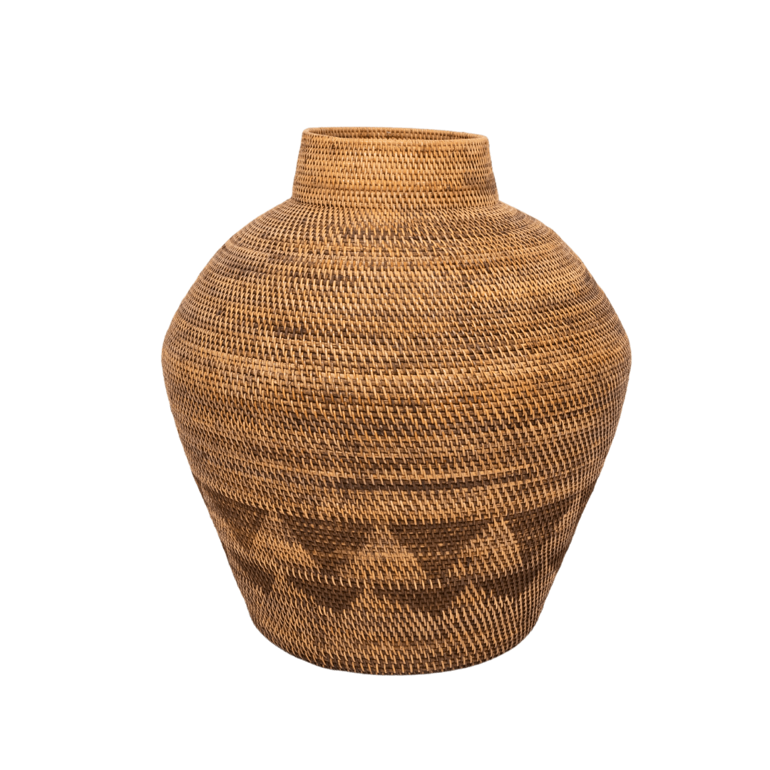 Zoco Home Home accessories Black Patterned Tribal Basket | 70cm