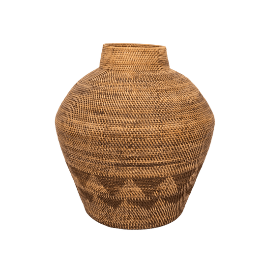 Zoco Home Home accessories Black Patterned Tribal Basket | 70cm