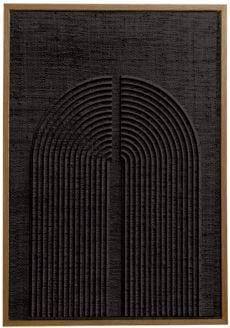 Zoco Home Black Wall Deco | 102x76cm