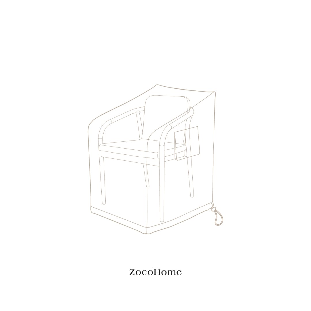 Zoco Home Outdoor/Cover Bora Outdoor Protective Cover Dining Chair