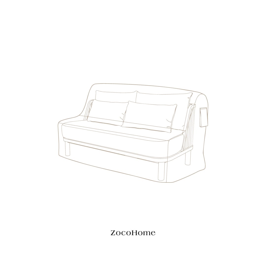 Zoco Home Outdoor/Cover Bora Outdoor Protective Cover Two Seater Sofa