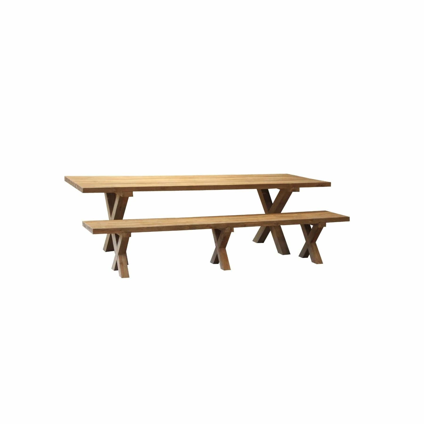 Zoco Home Furnitures Borneo Outdoor Bench | Natural Legs