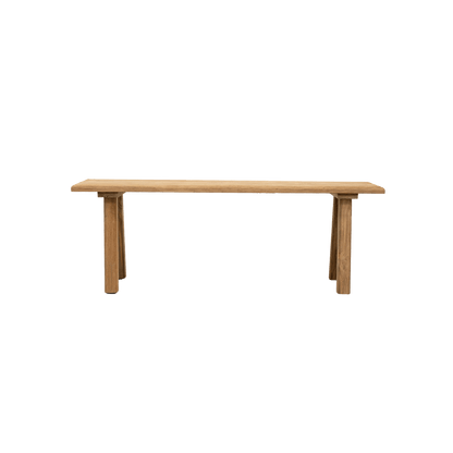 Zoco Home Cabo Recycled Teak Bench | 120x25x42cm