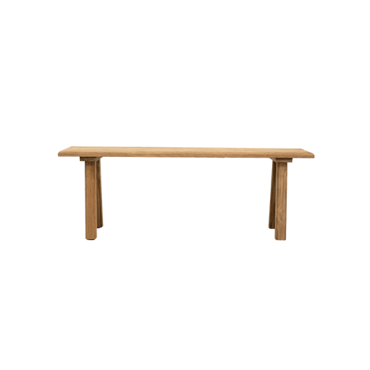 Zoco Home Cabo Recycled Teak Bench | 120x25x42cm