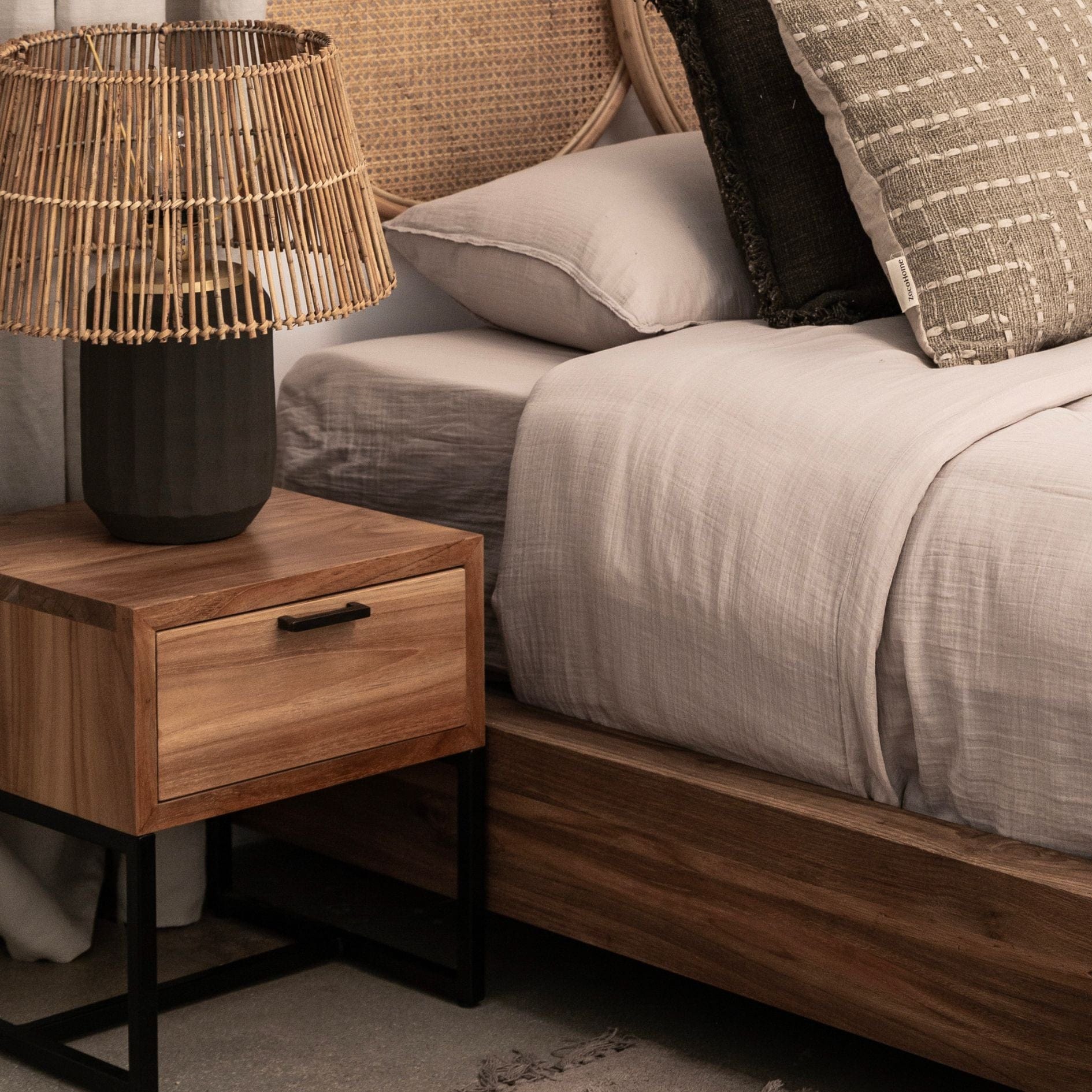 Zoco Home Furniture/Table Cantik Night Table | Natural