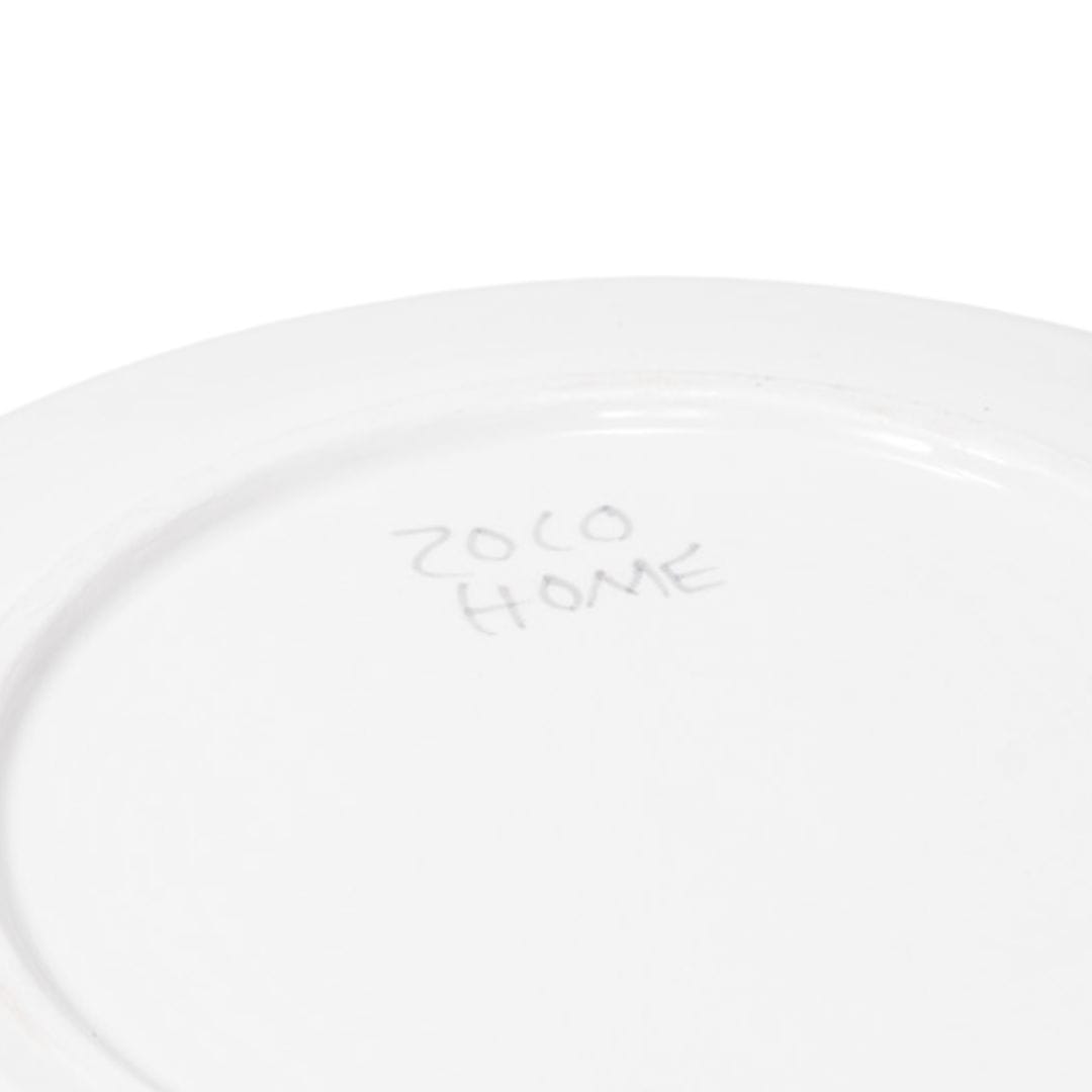 Zoco Home Decor/Kitchen Ceramic Plate | Grey 25cm