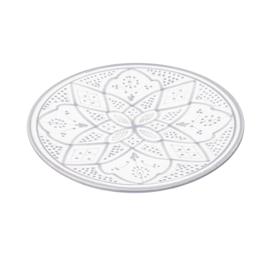 Zoco Home Decor/Kitchen Ceramic Plate | Grey 25cm