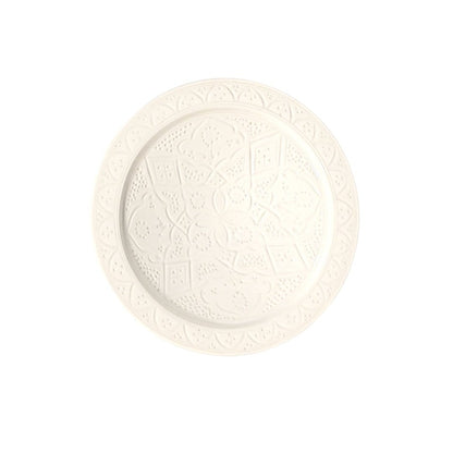 Zoco Home Decor/Kitchen Ceramic Plate | White 36cm