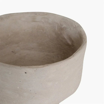 Zoco Home Decor/Accessories Chalk & Paper Mache Vase | White 15x17cm