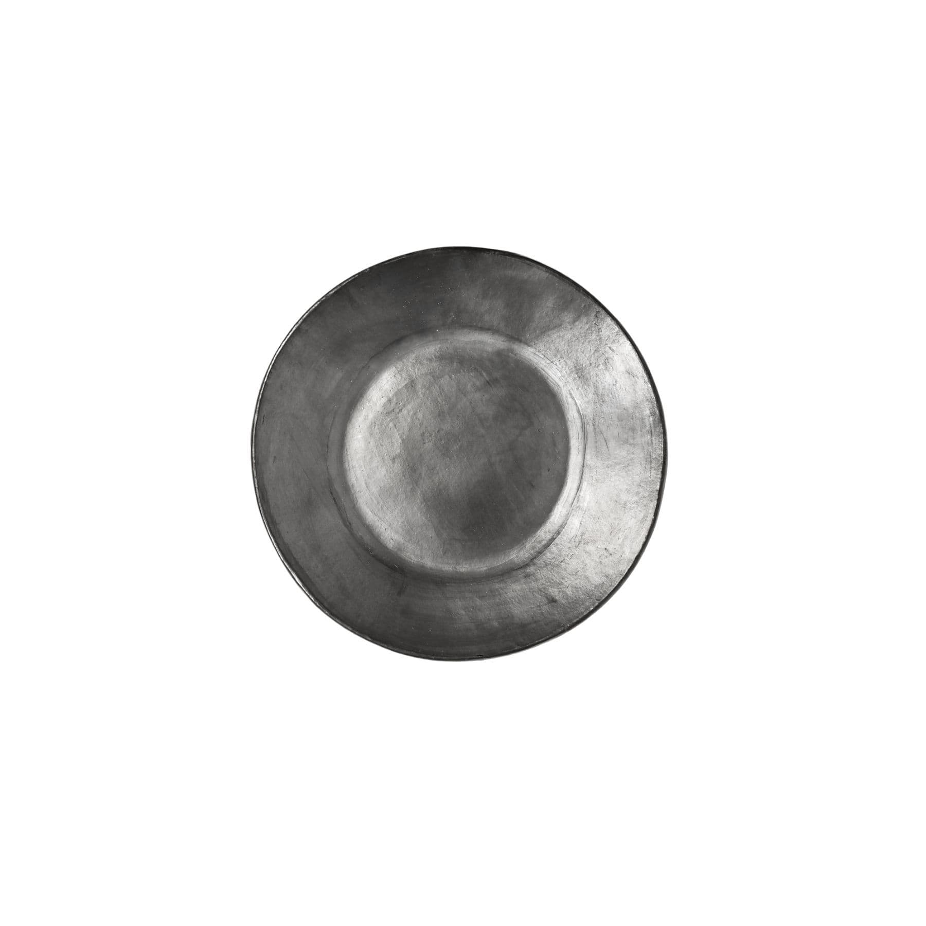 Zoco Home Decor/Kitchen Clay Flat Plate | Black 24.5cm