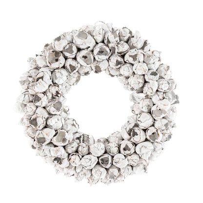 Zoco Home Decor/Christmas Coco Fruit Christmas Wreath | White