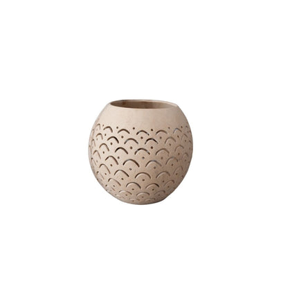 Zoco Home Coconut Tea Light Holder | Natural 12x10cm