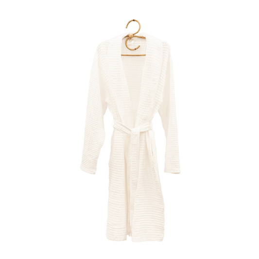 Zoco Home Cotton Bathrobe | White