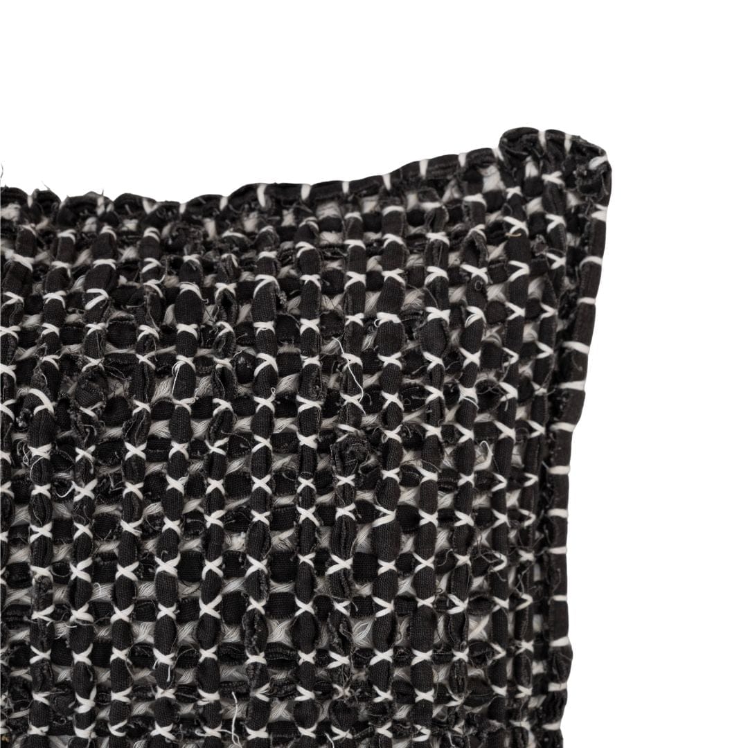 Zoco Home Cotton Cushion Cover Fancy | Black 50x50cm