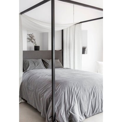 Zoco Home Decor/Textile Cotton Duvet Cover | Dark Grey
