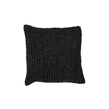 Zoco Home Decor/Textile Cotton Macrame Fancy  Cushion Cover  | Charcoal 50x50cm