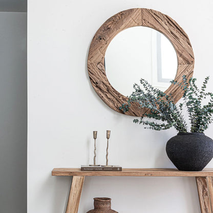 Zoco Home Decor/Accessories Cove Round Mirror | 80cm